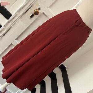 Anthropologie Rust colored Culottes